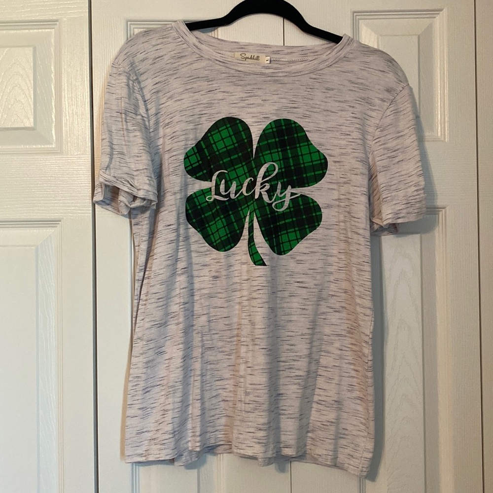 Four leaf clover t shirt